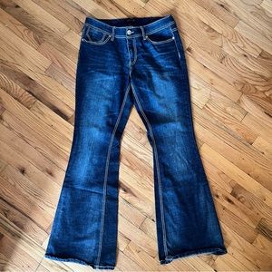 Seven 7 for All Mankind Dark Wash Flare Jeans Sz 12